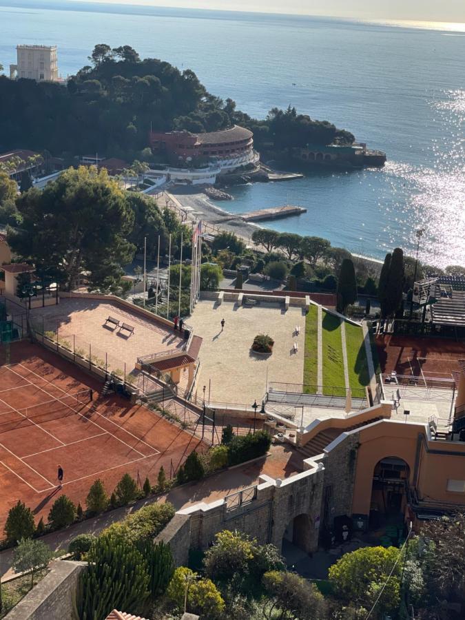 Fabulous !!Apartment A Front Of Legendary Monte Carlo Beach And Tennis Club ! Roquebrune-Cap-Martin Exterior foto